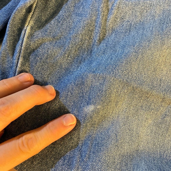 Vintage 90’s Alia Sport Petite Faded Elastic Waist Lightly Distressed Jeans - Picture 4 of 4